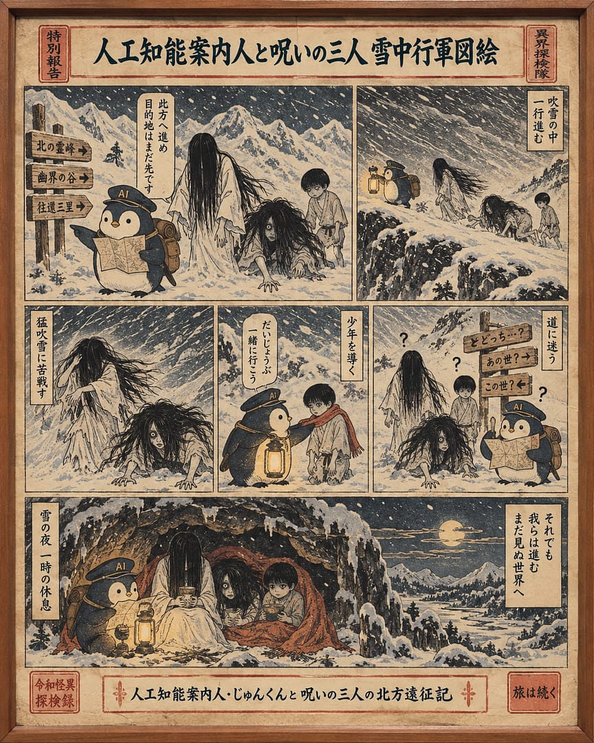 純くんと幽霊三体の雪中行軍